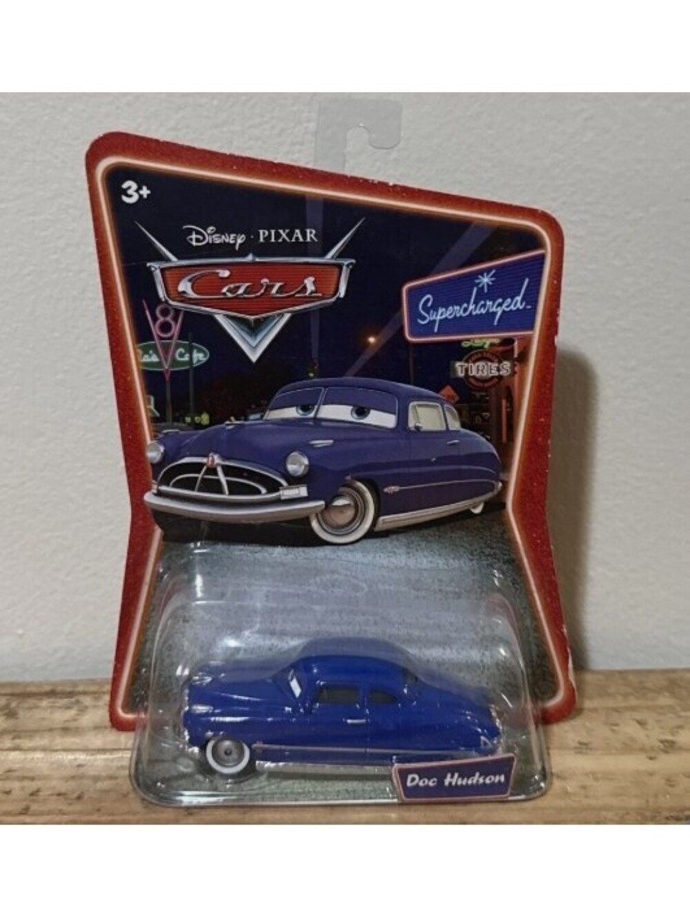 New Disney Pixar Cars Supercharged Doc Hudson Blue Mattel Diecast 1:55